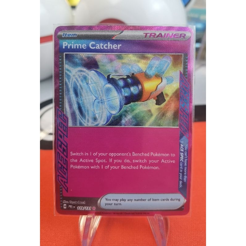 Prime Catcher 2025 Scarlet & Violet: Prismatic Evolutions #119/131 Holo (ACE SPEC)