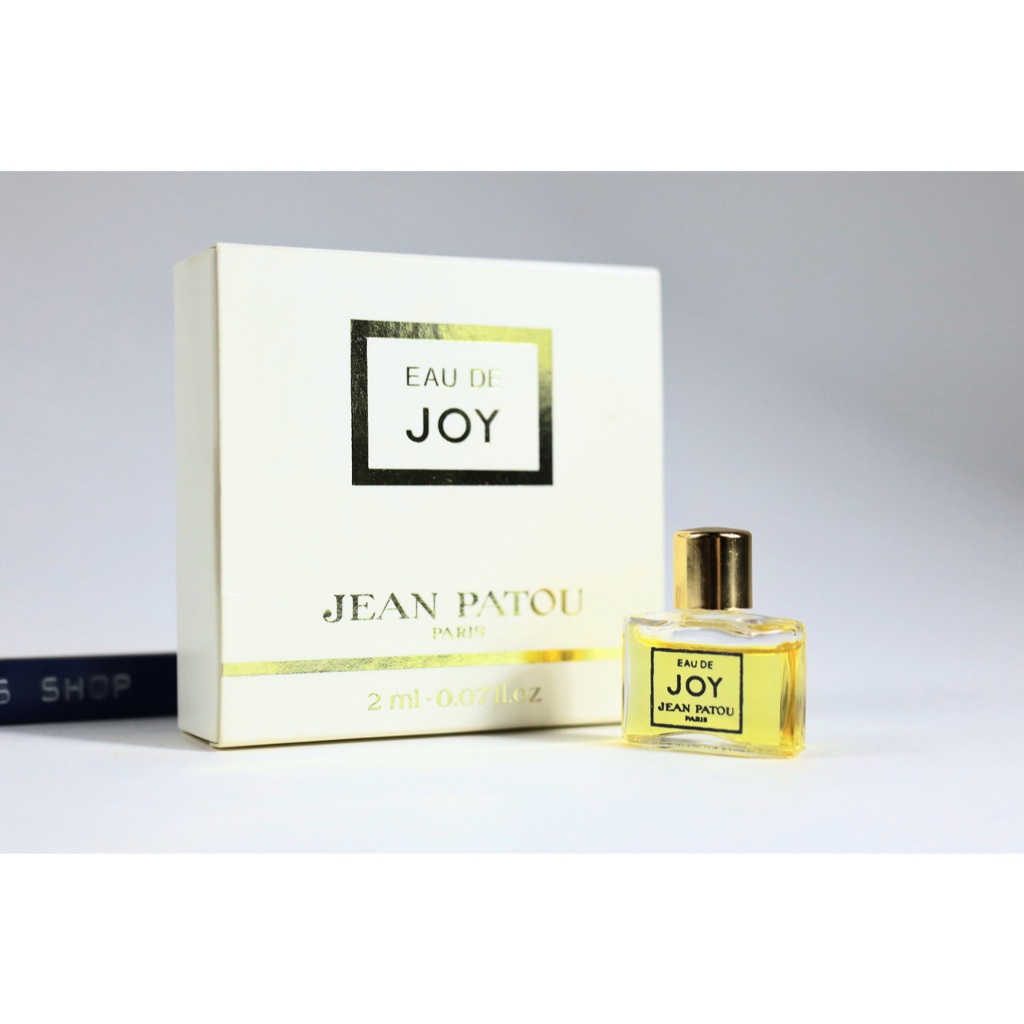 [Vintage] J e a n P a t o u Eau de JOY 2ml Miniature Splash ขวดจิ๋ว แบบแต้ม - น้ำหอม Vintage