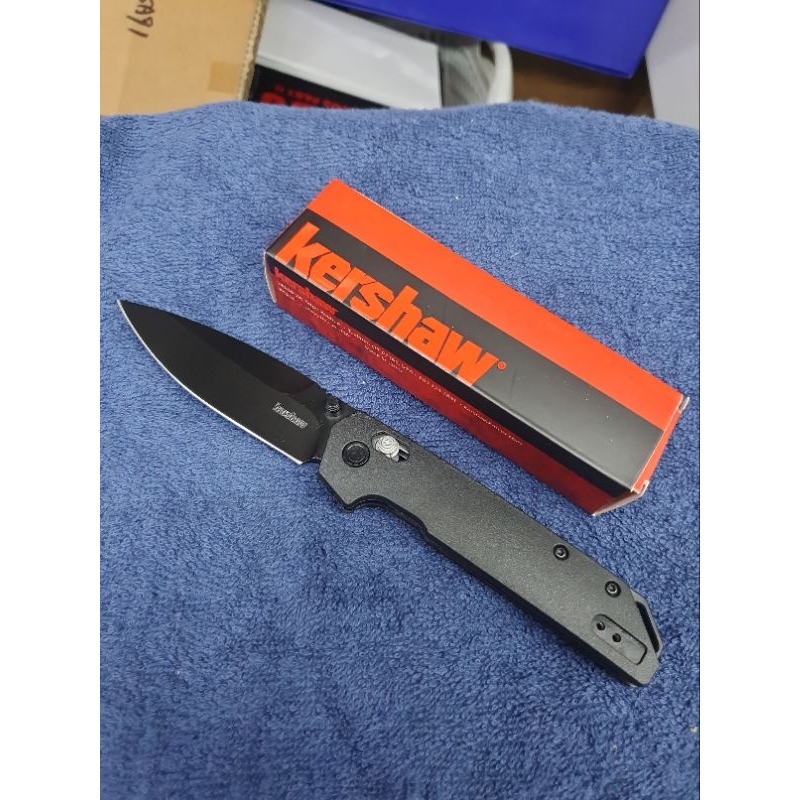 มีดพับKershaw S610ดำ Kershawแท้ มีคลิปสำหรับเหน็บพกพา มีดKershaw Iridium (Model 2038)