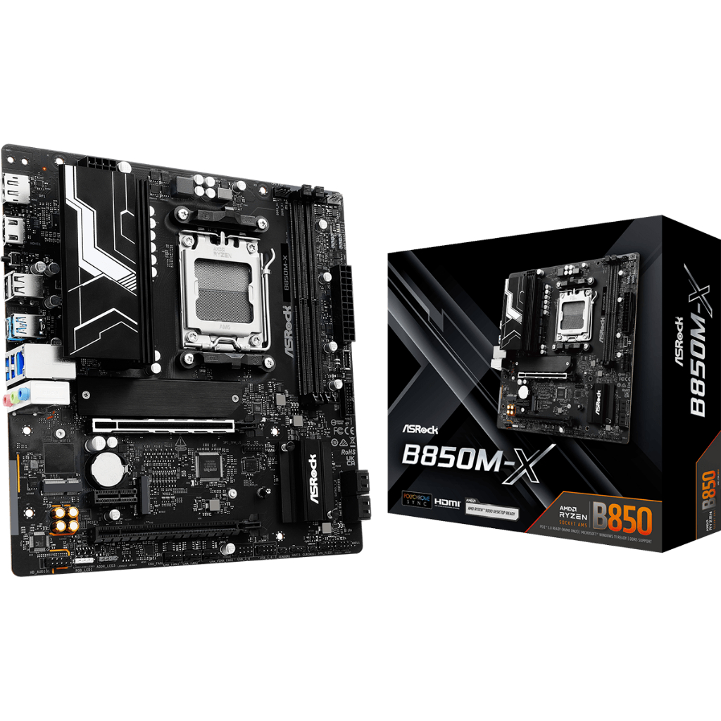 MAINBOARD (เมนบอร์ด) ASROCK B850M-X (AMD SOCKET AM5 DDR5 MICRO-ATX)