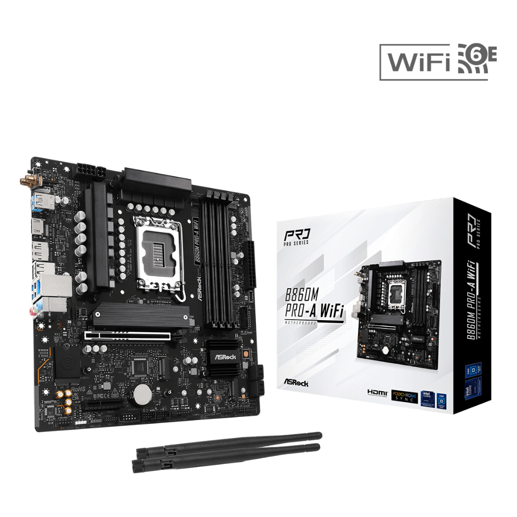 MAINBOARD (เมนบอร์ด) ASROCK B860M Pro-A WiFi