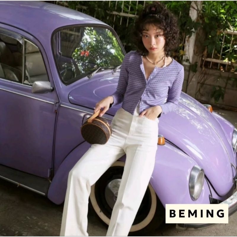 Cardigan ลายดอกไม้  Beming Bkk