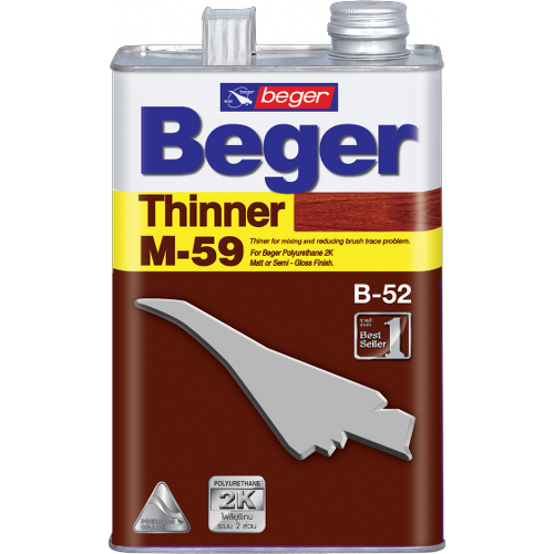 Beger ทินเนอร์ M-59 ทินเนอร์ผสม โพลียูริเทน 2K (1แกลลอน)
