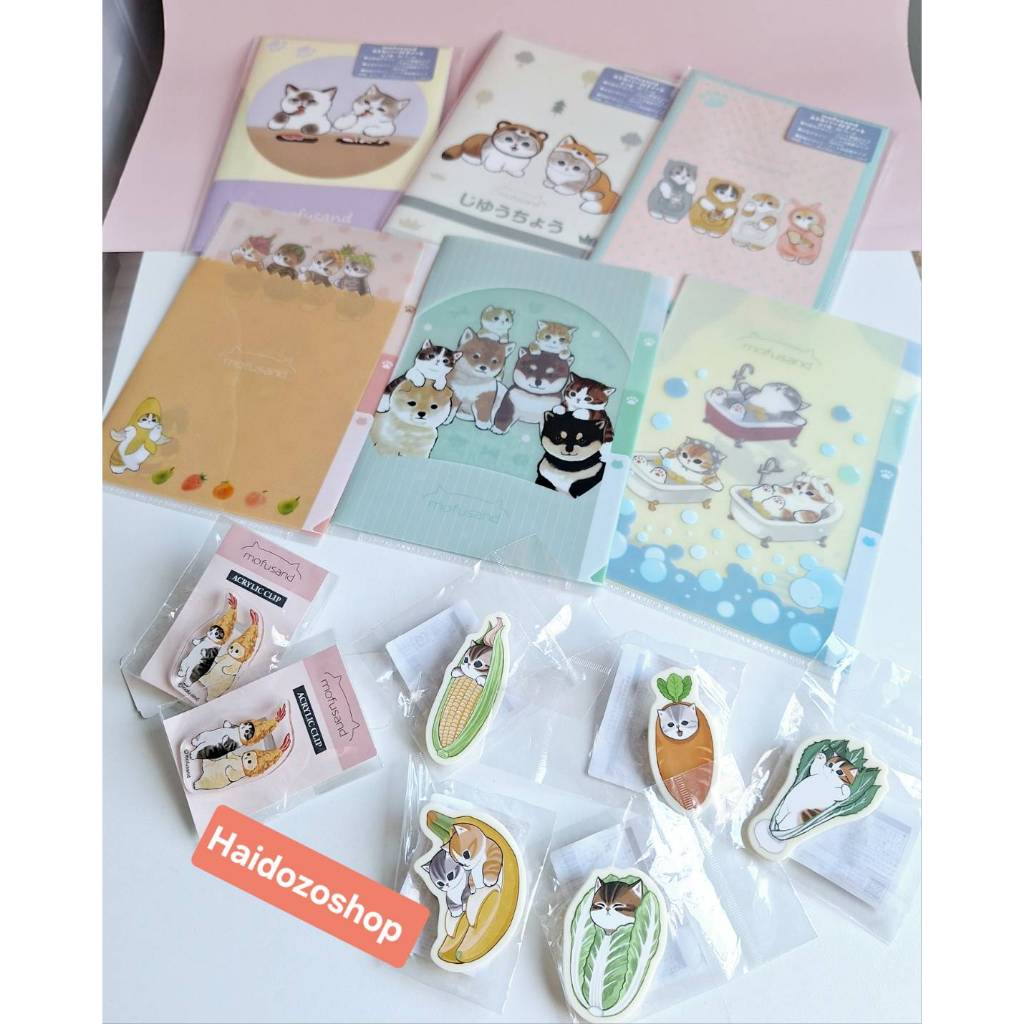 รวมเครื่องเขียนจากน้องแมวMofusand สินค้าราคาพิเศษสุดน่ารัก ลิขสิทธิ์แท้นำเข้าจากญี่ปุ่น สินค้าพร้อมส่งจากไทย