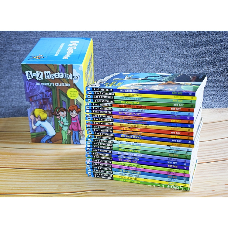 26 Books/set A To Z Mysteries Ron Roy Children Detective Reasoning Novel Children's Elementary Chapter Novels English Bo