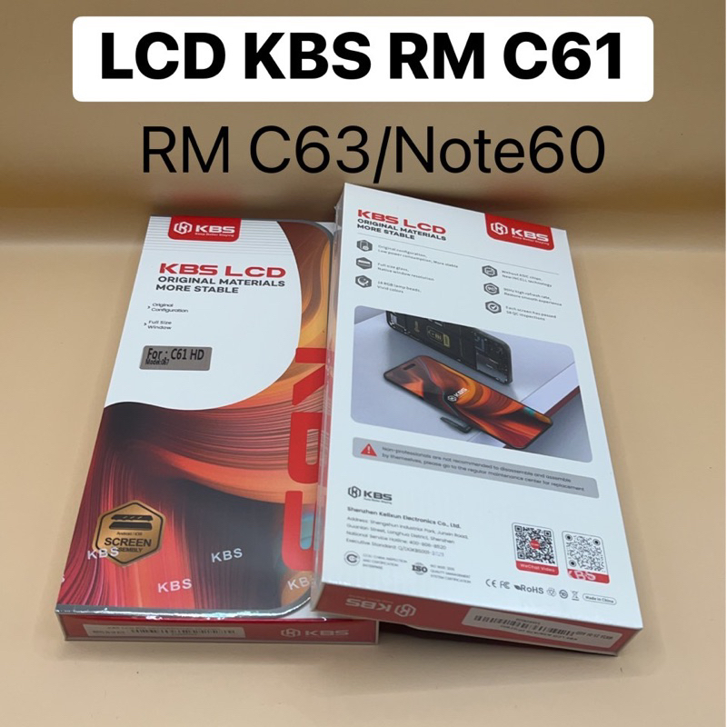 KBS LCD หน้าจอ RM C61 C63 Note60 แถมฟรีชุดไขควง
