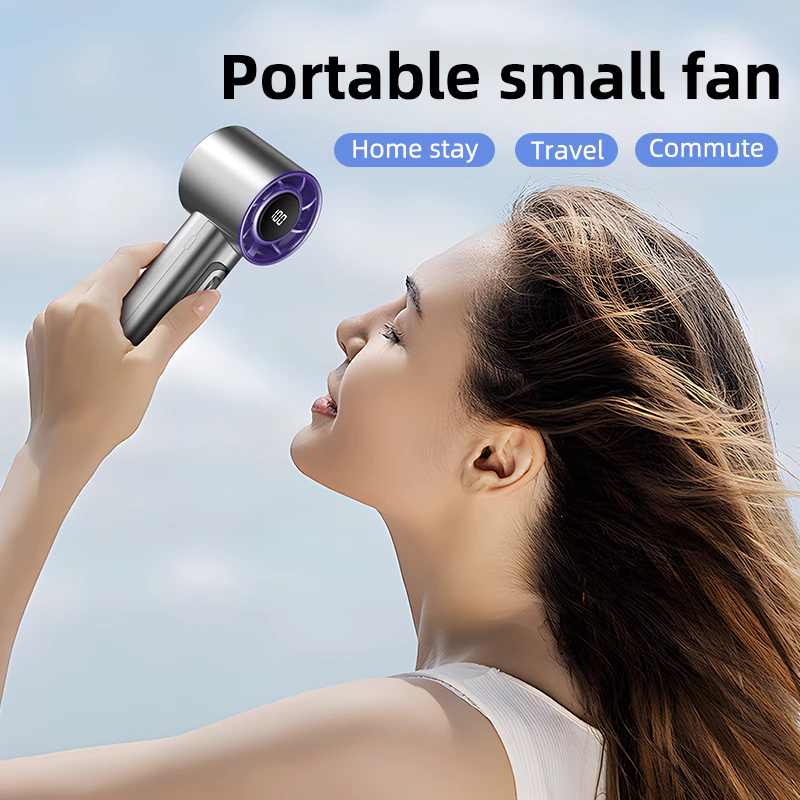 พัดลมพกพา Turbo Fan 100 Speed USB Pocket Mini Fan Type-C thumbnail 6