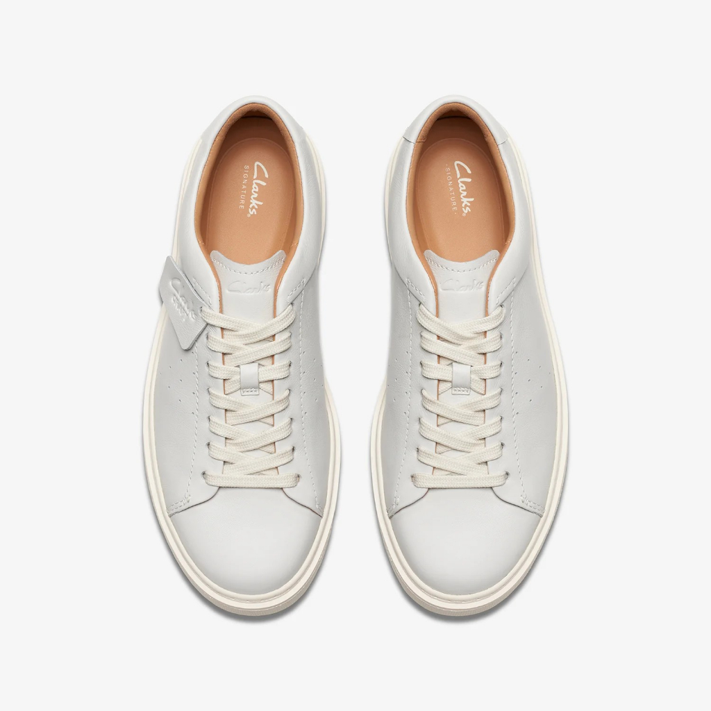 Clarks حذاء رجالي CRAFT SWIFT جلد — أبيض — صورة 4