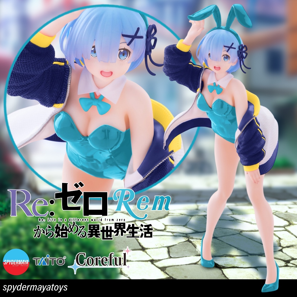 [พร้อมส่ง] ฟิกเกอร์ Rem Jumper Bunny Ver. Coreful Renewal - Re:Zero  - TAITO