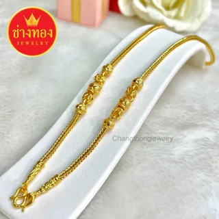 ทองเหมือนเเท้❗️สร้อยคอเเต่งข้าง น้ำหนัก1บาท 2บาท ใส่แทนทองจริงได้เลย ทองไมครอน ช่างทองจิวเวลรี่