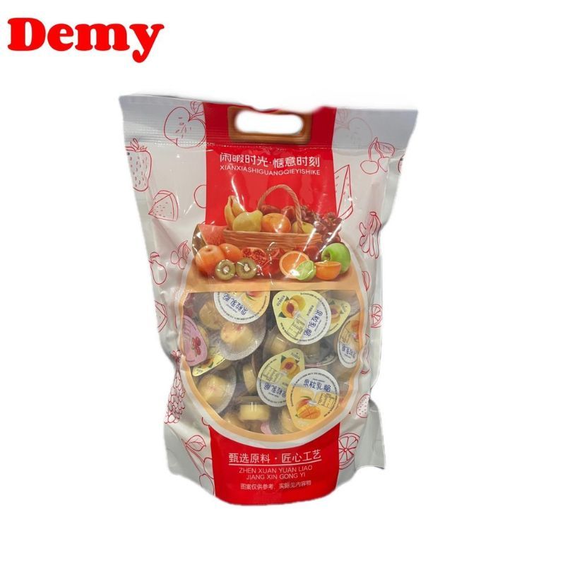 ชีสนมวัวคละรสชาติผลไม้รวม กลิ่นหอมชีสผสมรสชาติผลไม้เปรี้ยวๆหวานๆ