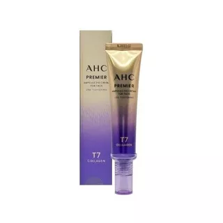 AHC Premier Ampoule Eye Cream for Face Line Tightening T7 Collagen (รุ่นใหม่) ครีมบำรุง ลดริ้วรอย รอบดวงตา