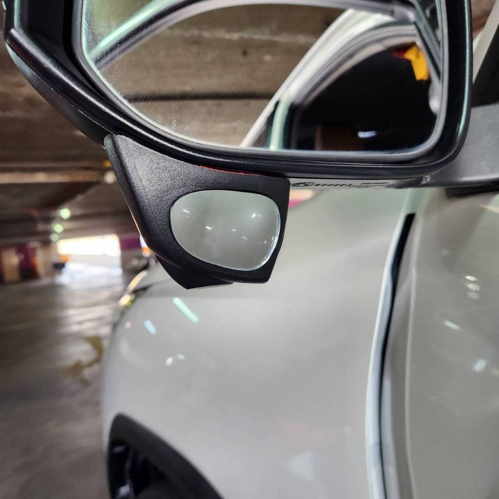 กระจก Revo Fortuner 2015 2017 2019 2020 2021 2022 2024 2025 กระจกเสริมมุมอับ ติดข้างซ้าย แบบแปะ