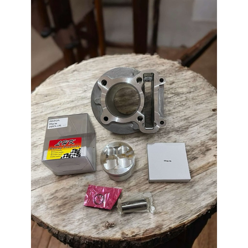 เสื้อพร้อมลูกMio,Fino เก่า ลูกLHK 59,66 มิล2วาล์ว,4วาล์ว อะไหล่มอไซค์ สินค้าคุณภาพ