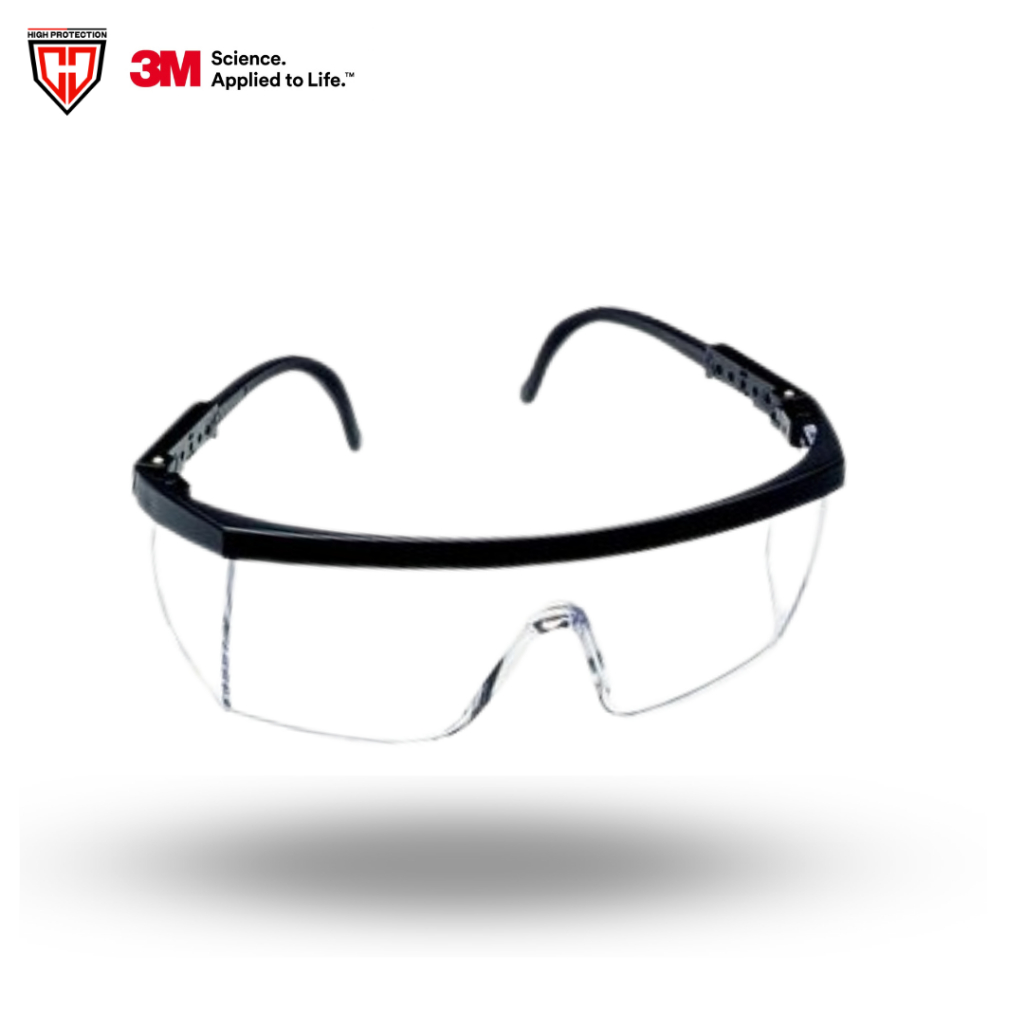 แว่นตานิรภัยแบบเลนส์ใส ยี่ห้อ 3M รุ่น 1710