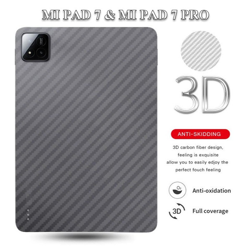 ฟิล์มกันรอยหลังสำหรับ MI PAD 6 6s 7 8 PRO รูปที่ 2