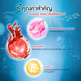 แบรนด์ เรดมารีนฟิชออยล์ 60 แคปซูล น้ำมันปลา