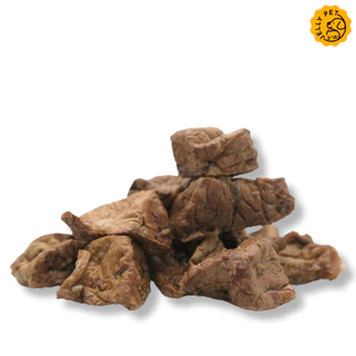 Jelly Pet Pork Lung ปอดหมูอบแห้ง 50 กรัม ไม่เค็ม ไม่ปรุง ขนมสุนัขสุขภาพ ขนมหมาสุขภาพ ขนมแมวสุขภาพ