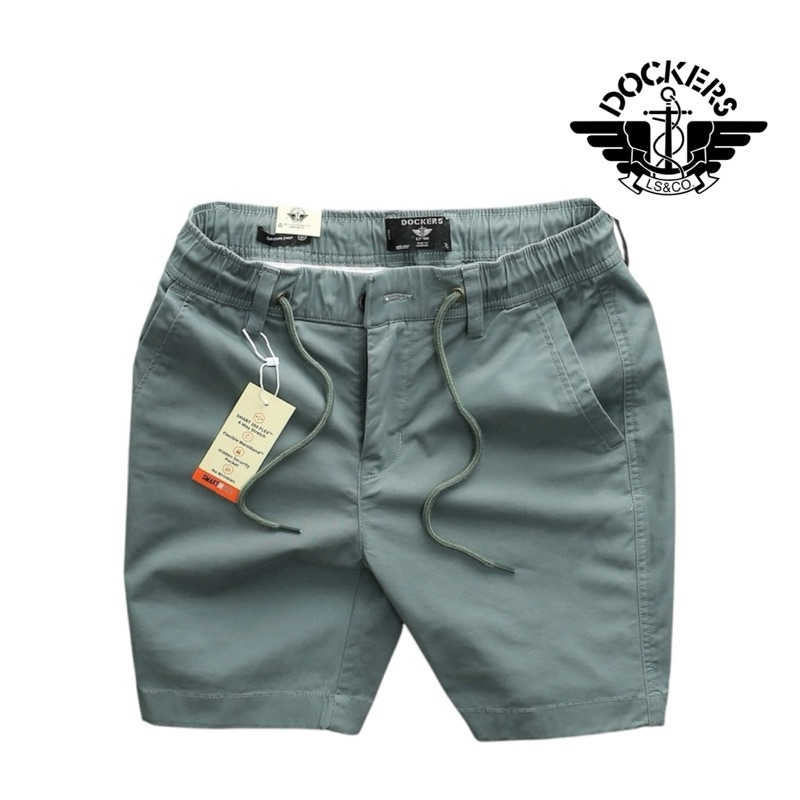 ( 25 ) D O C K E R S กางเกงขาสั้นผู้ชายผ้าชิโน่