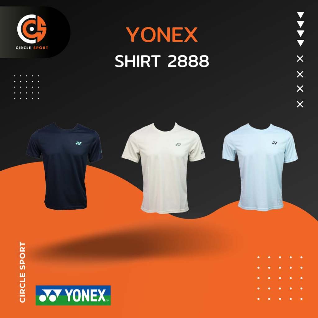 เสื้อแบดมินตัน Yonex Shirt 2888 TRU-DRY (สินค้าลิขสิทธิ์แท้ 100%) *มีบริการสกรีนเพิ่มชื่อตัวเอง*