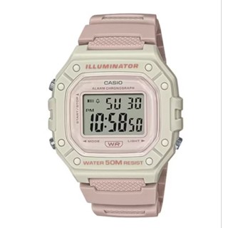 CASIOนาฬิกาข้อมือรุ่นW-218HC-4A2 ของแท้รับประกัน 1ปี