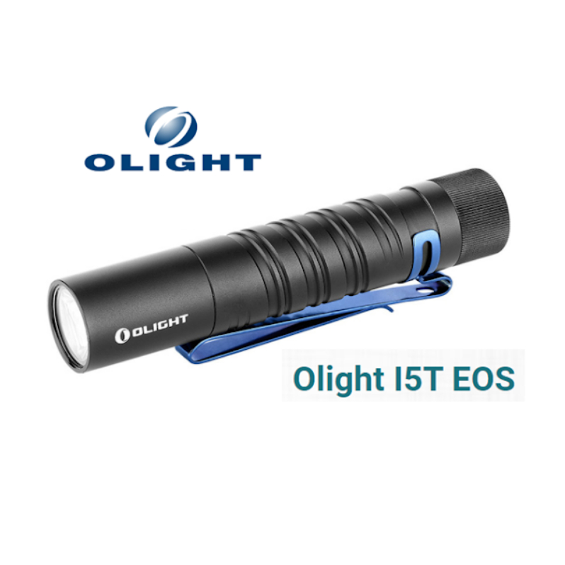 ไฟฉายOLIGHT i5T EOS Black  ถ่านAA 1 ก้อนหาง่าย ใช้ง่าย เล็ก สว่าง คลิปเหน็ป 2 ทาง ยอดนิยม