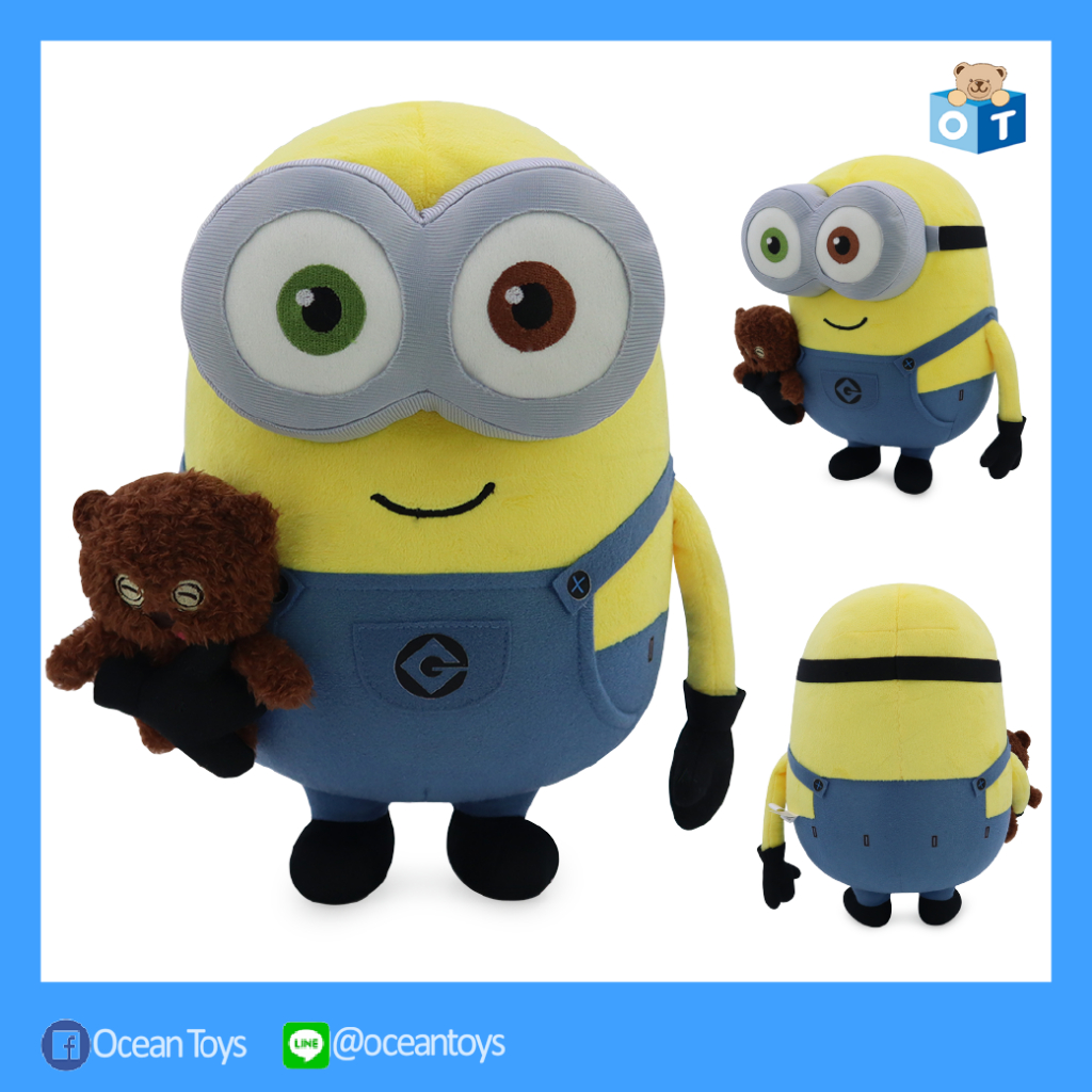 Illuminations ลิขสิทธิ์แท้ ตุ๊กตามินเนี่ยน Minion : Bob Tim Best Friends