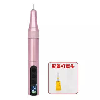เครื่องเจียร รุ่นใหม่ nail drill รอบหมุน 35000 รอบ เครื่องนิ่ง และนิ่มมากๆ พร้อมหัวเจียร 1 หัว ไร้สายนะคะ มือ