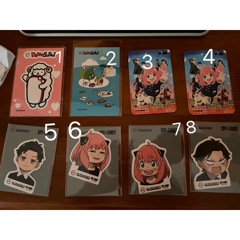 [ใช้โค้ด VDO] สติกเกอร์/sticker Spy x Family x sushiro