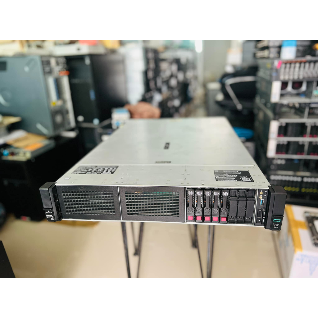 hp dl380 gen10 server 2cpu 40cores ram 64gb ประกัน 3 เดือน เซิร์ฟเวอร์เอชพีมือสองพร้อมใช้งาน