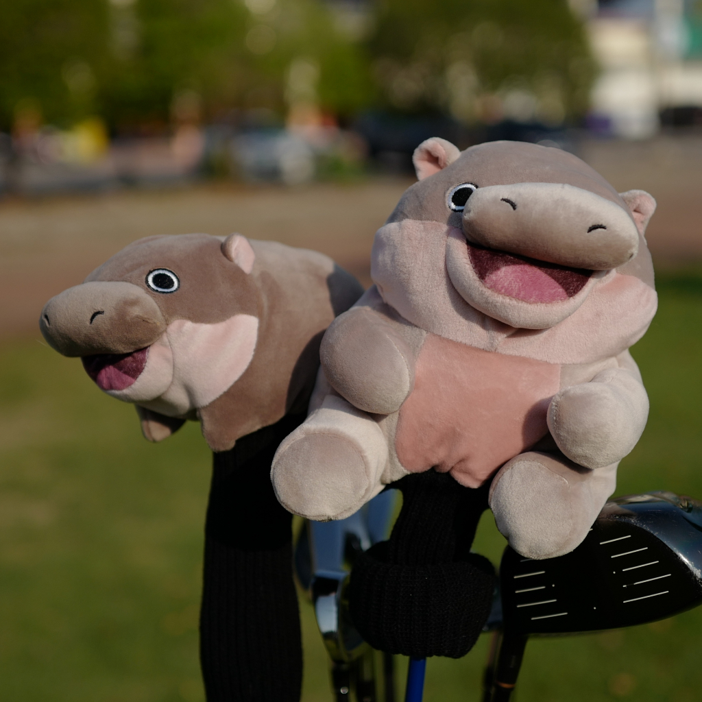 ฮิปโปเด้ง ครอบหัวไม้กอล์ฟ GOLF HEAD COVER FOR DRIVER or FAIRWAY