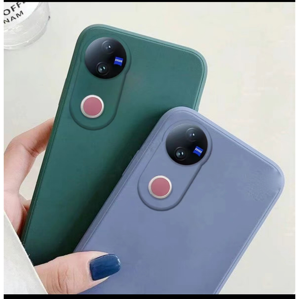เคสโทรศัพท์ สำหรับรุ่น VIVO  v60 V50 5G 2025   เคส ซิลิโคนนิ่ม สีพื้น กันกระแทก เคสฝาหลัง กำมะหยี่ ส่งจะไทย