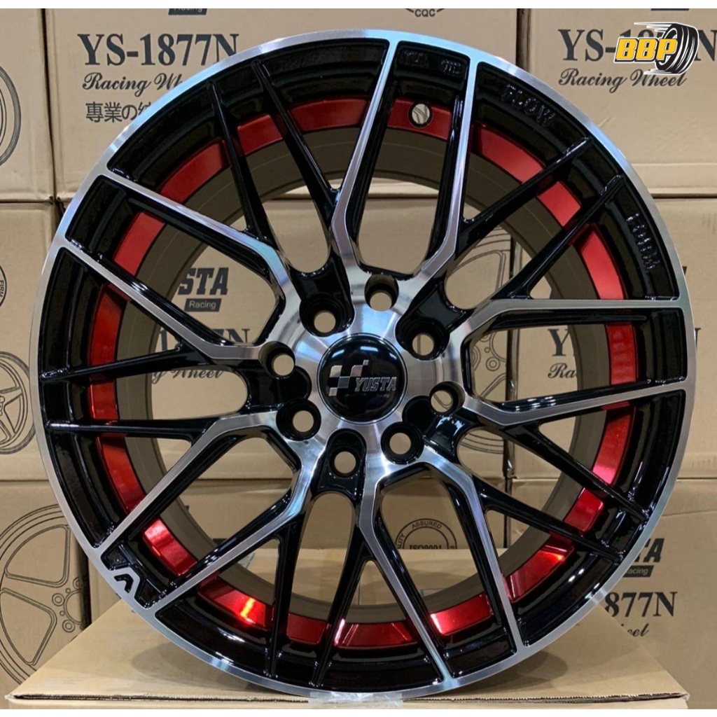 แม็กขอบ 15 Yusta F53 4/100-114 (4ล้อ) งานล้อเบา