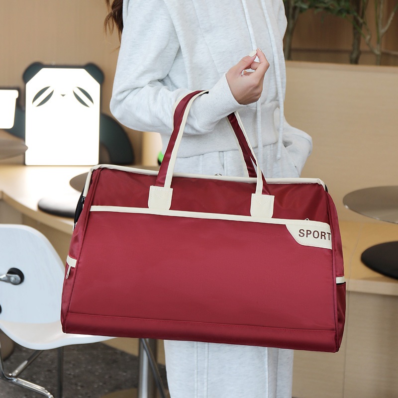 GUCSELECTED(B2320) กระเป๋าเดินทางใบใหญ่ ผ้าไนล่อน (ขนาด24นิ้ว)