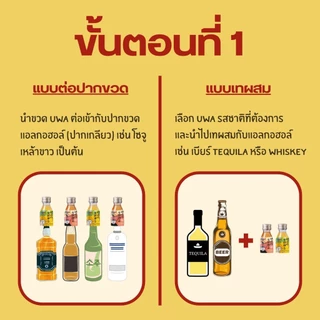 อูวาดริ้งก์มิกซ์เซอร์ไซรัป แพ็ค 4 - Uwa Drinks Mixer Syrup