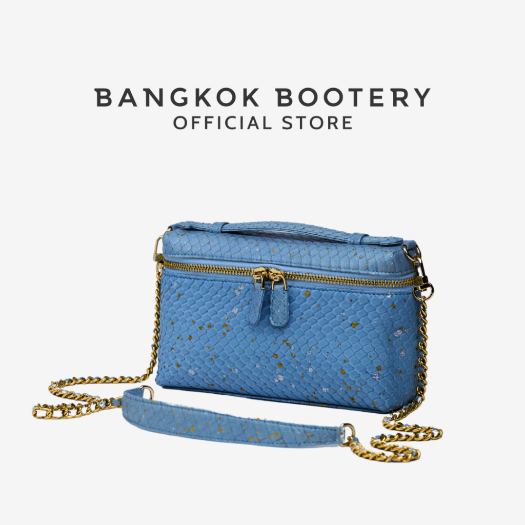 BANGKOK BOOTERY กระเป๋าคลัทช์ รุ่น SELENA หนัง COBRA หนังแท้