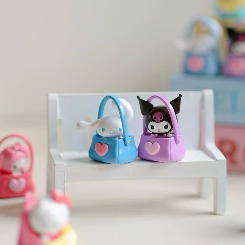 [ซื้อในไลฟ์/Videoมีคูปองส่วนลด] {1จุ่ม=1ชิ้น} 👜💕Sanrio Mini Bag Series🎀✨[ทำพวงกุญแจได้]