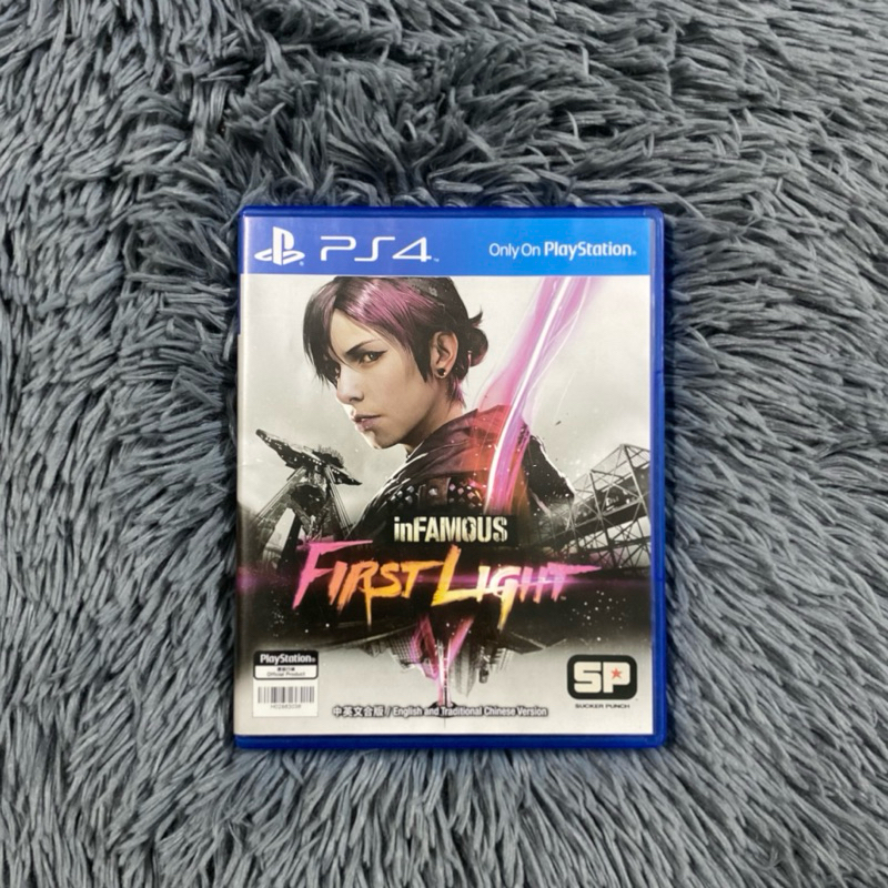 Đĩa game cho PlayStation 4, game Infamous First Light, khu vực All Zone, đĩa đẹp có tờ chèn, chơi được bình thường.