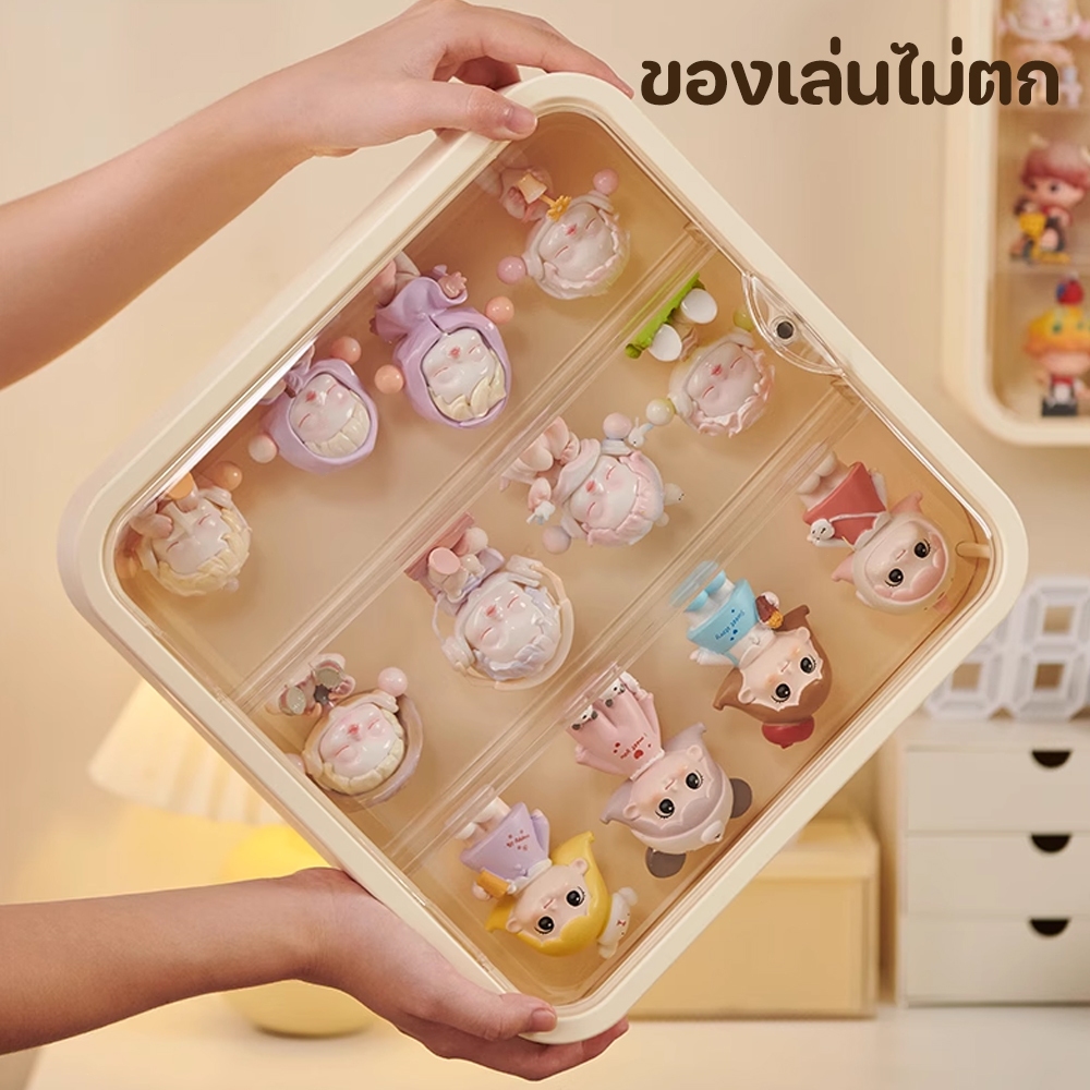 กล่องใส่โมเดล ตู้ art toy ตู้โชว์ติดผนัง มีสองสีให้เลือก ทนทานและทนทาน พลาสติกอย่างดี สไตล์ยอดนิยม - รูปที่ 7