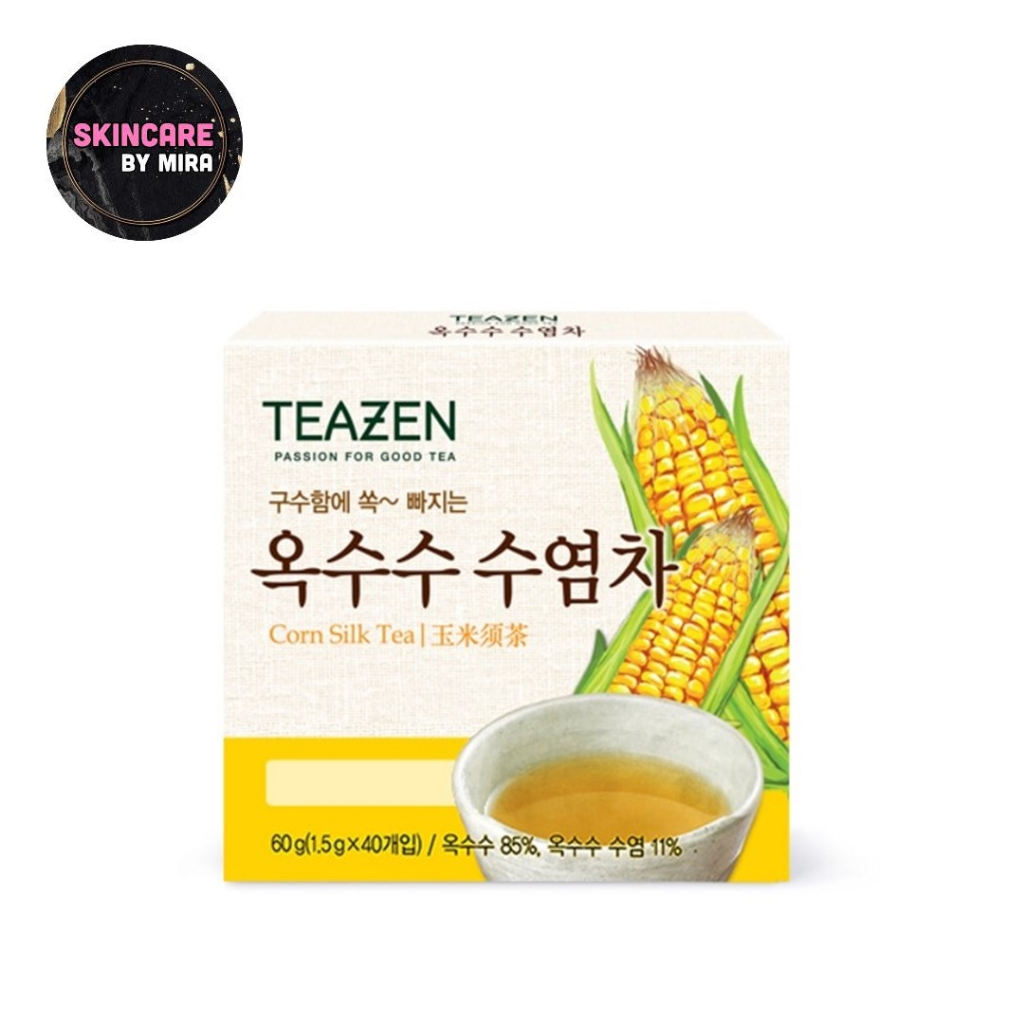 TEAZEN Corn Silk Tea [ 40 ซอง ] ชาไหมข้าวโพด ชาลดบวม