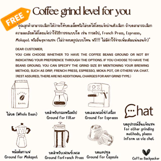 Akha Ama Coffee คั่วใหม่!! - ITALIAN ROAST 500g เมล็ดกาแฟคั่วบด อาข่า อาม่า (คั่วกลาง / Medium)
