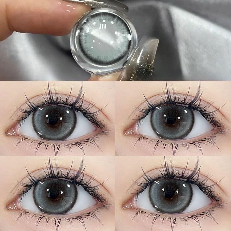 คอนแทคเลนส์สี 🌈นำไฮไลต์มาเอง เลนส์สไตล์ประจำวัน เลนส์แฟชั่น 🧊OMEGA Grey-14.5mm Monthly Replace