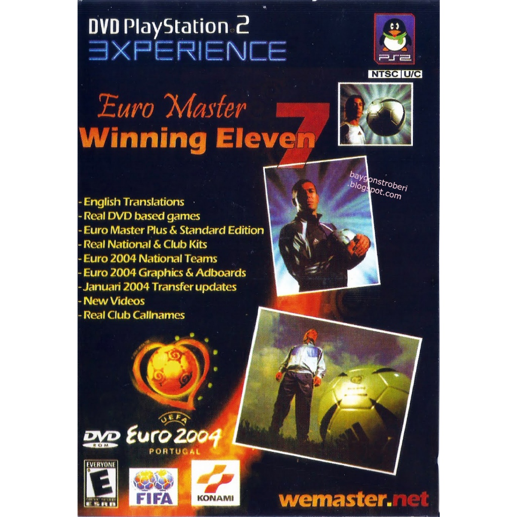 PlayStation2 - Winning7 Euro Master : Eng Ver. // เวอร์ชั่นเก่า พร้อมอัปเกรดแผ่น จาก CD เป็น DVD.