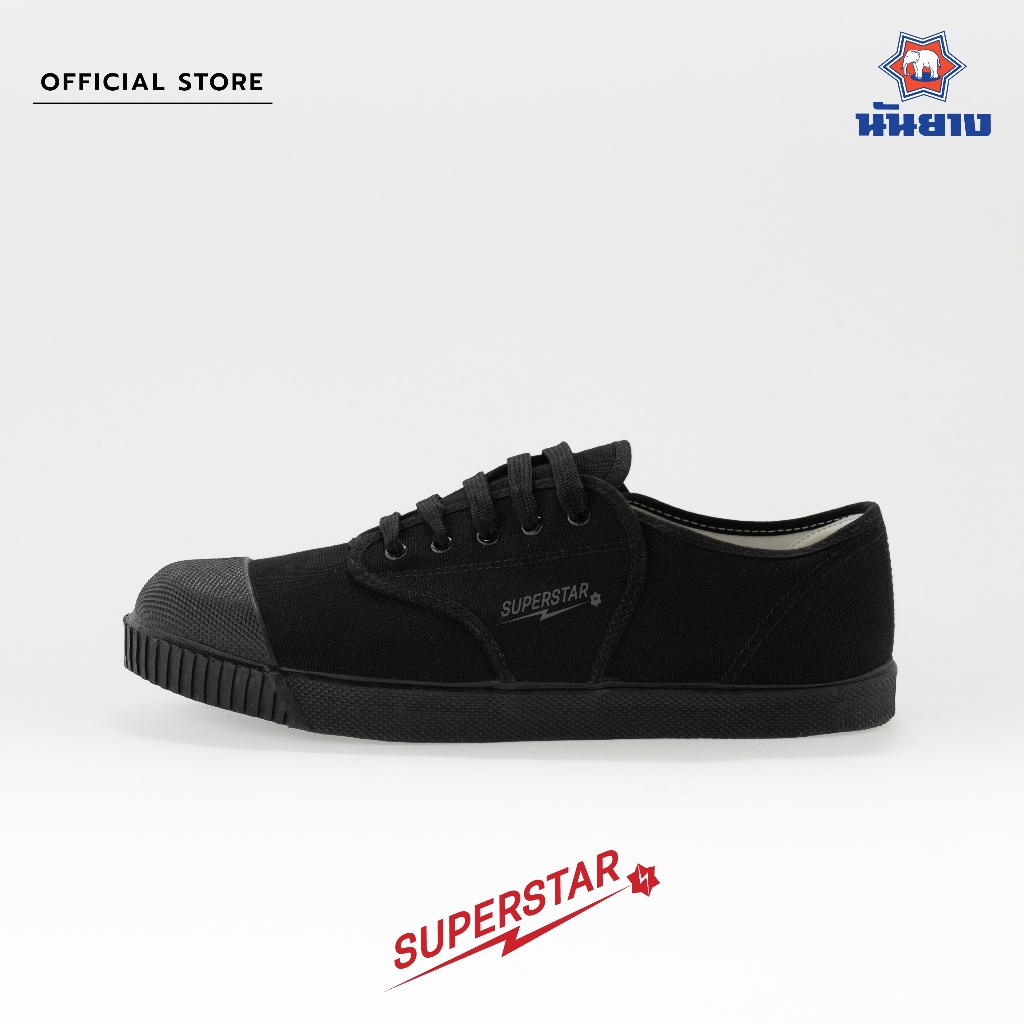 Nanyang รองเท้าผ้าใบ รุ่น Superstar สีดำ (Black)