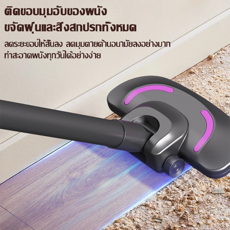 【รับประกัน 5 ปี】Supor เครื่องดูดฝุ่นไร้สาย 128000Pa กำจัดไร/ดูดฝุ่น/ขนสัตว์เลี้ยง ที่ดูดฝุ่นไร้สาย Vacuum Cleaner thumbnail 5