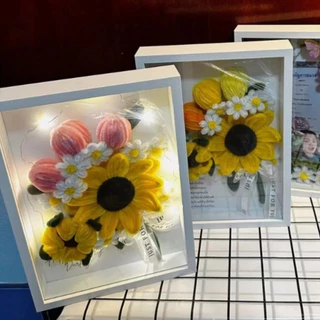 [พร้อมส่ง] กรอบรูปไม้ กรอบรูปอะคริลิค ลึก3ซม. กรอบรูป ใส่ ดอกไม้แห้ง วางได้แนวตั้ง/นอน มีรูแขวน DIY มินิมอล ราคา/ชิ้น