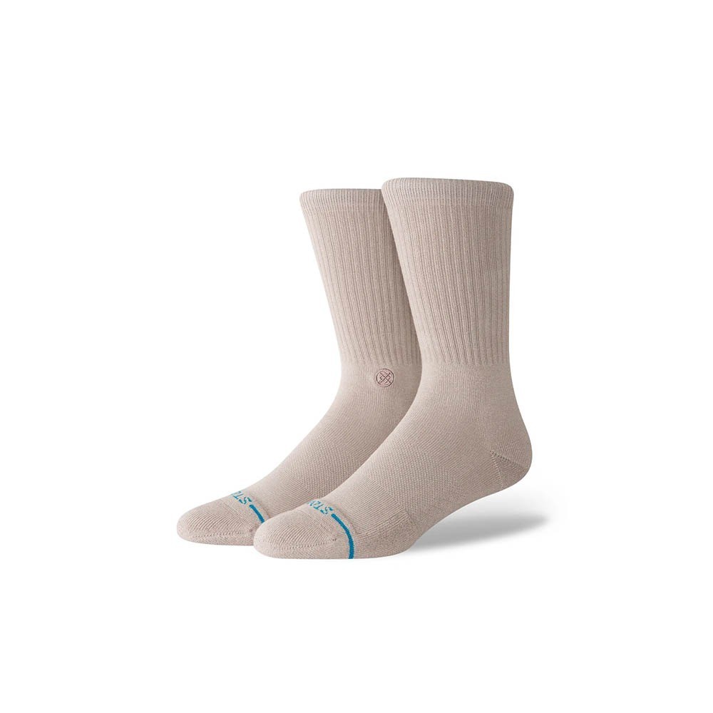 STANCE ถุงเท้ารุ่น Shelter - String Grey (BUTTER BLEND) ถุงเท้าข้อยาวสีพื้น
