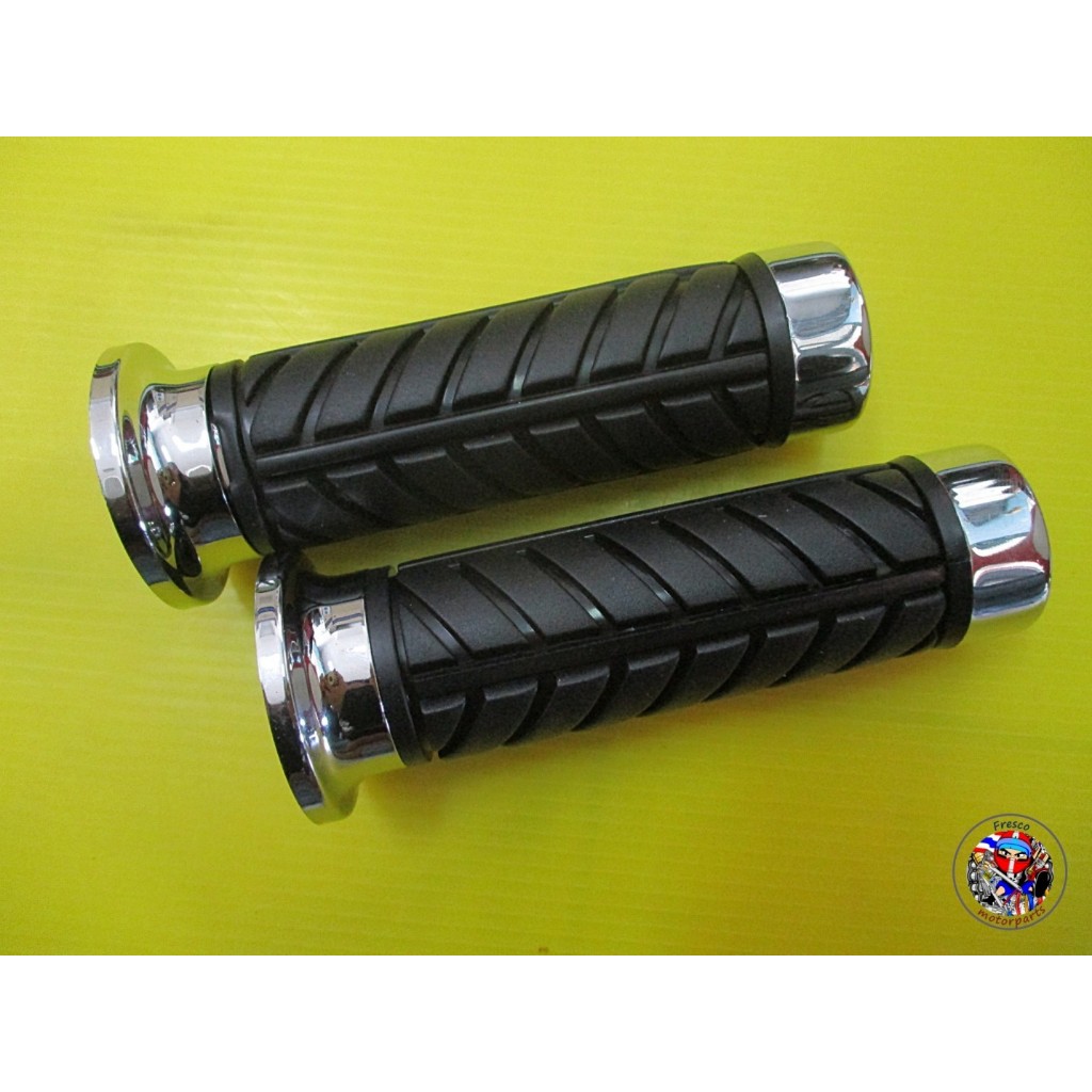 ปลอกแฮนด์สีดำปลายปิด Handle Grip ''Back'' Fit For Honda CB1000 ST1100B VF1000 VR1000