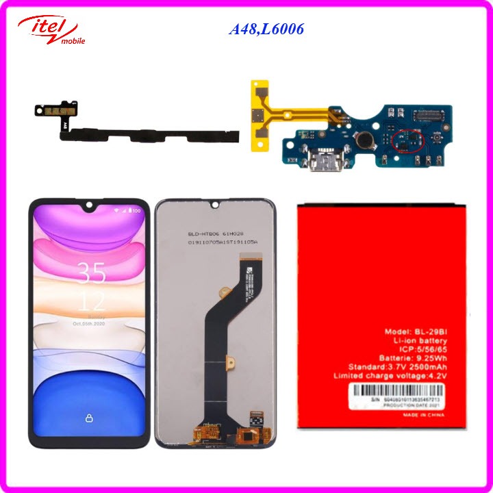 อะไหล่,iTel A48,L6006,สายแพร,แบตเตอรี่,หน้าจอ LCD.