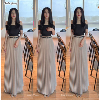 กระโปรงพลีทอย่างดี ทรงปลายบาน ใส่แล้วพริ้ว หุ่นไหนก็ใส่สวย ชุดสวยๆ ช่วยเสริมบุคลิกให้ดูดี ใส่ทำงานหรือไปเที่ยว ชิลๆ